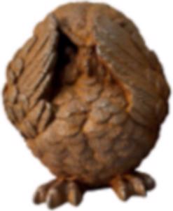 Cast Iron Modest Owl Statue
